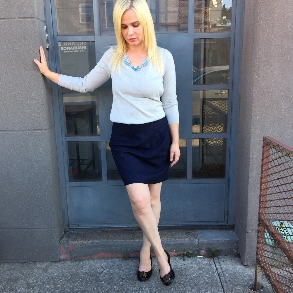 J.Crew wool skirt Sz 8